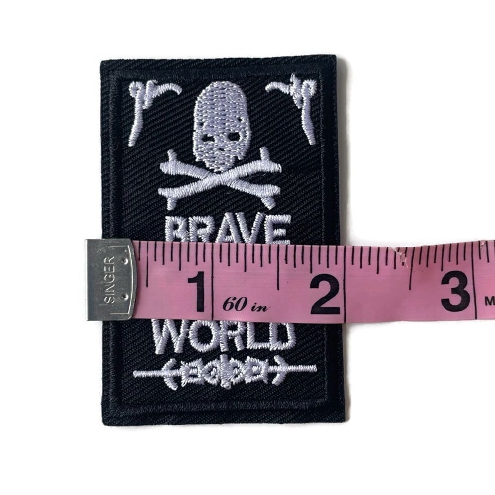 Brave New World Embroidered Patch - Picture 2 of 4